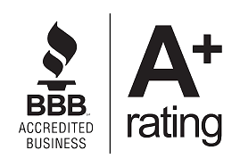 BBB Accredited Business A+ Rating Seal for KRCS Construction LLC