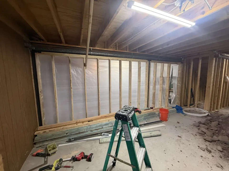Basement room framing